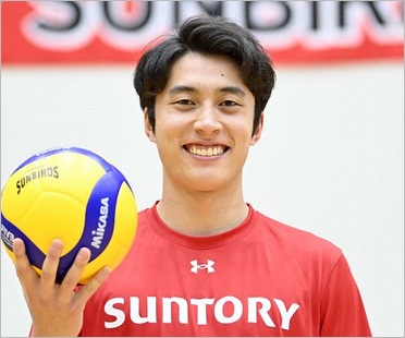 サントリーサンバーズ大阪・髙橋塁選手（高橋藍選手の兄）