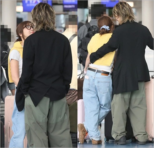 フライデー撮影の紗栄子とONE OK ROCKベースRyotaの羽田空港2ショット