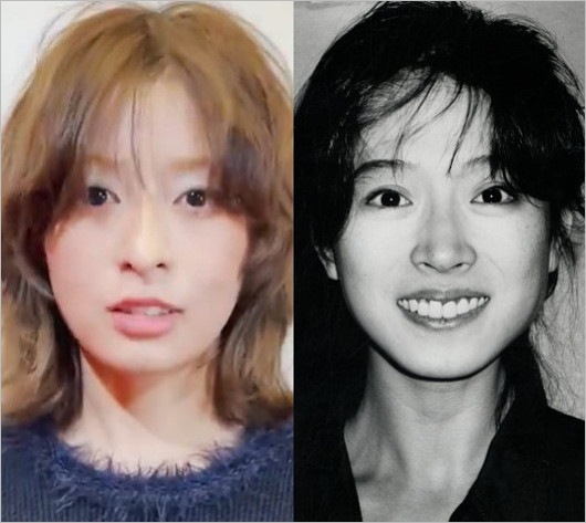 森七菜と中森明菜の若い頃の顔比較画像