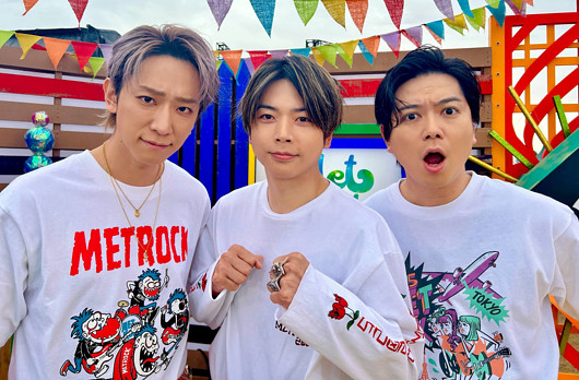 メトロック2025出演のNEWS小山慶一郎&増田貴久&加藤シゲアキ