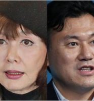 山本リンダ＆楽天・三木谷浩史会長兼社長