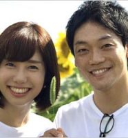 山崎夕貴アナと夫おばたのお兄さん