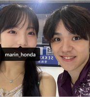 宇野昌磨＆本田真凜のインスタ画像