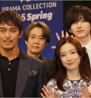 キャスター出演の永野芽郁、阿部寛、道枝駿佑、岡部たかし