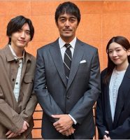 TBSドラマ【キャスター】出演の道枝駿佑、阿部寛、永野芽郁