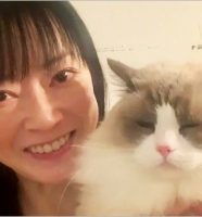 遠野なぎこと愛猫・愁くん