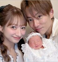 辻希美と第5子の次女、杉浦太陽