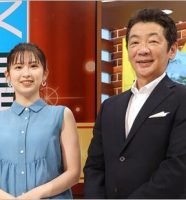 ミヤネ屋司会の宮根誠司アナと西尾桃アナ