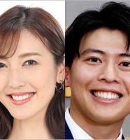 フジテレビ小澤陽子アナと勝野健アナ