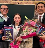 呼び出し先生タナカ出演の村重杏奈、アンガールズ田中卓志、シソンヌ長谷川忍