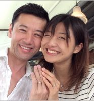 大浦龍宇一と元妻ゆりえ（寺田理恵子アナの娘）