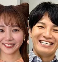 森千晴アナウンサーとテレビ朝日・佐々木一真記者