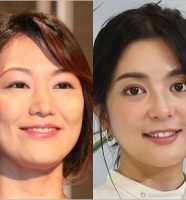 下平さやかアナと並木万里菜アナ