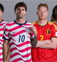 サッカーアメリカ代表とベルギー代表