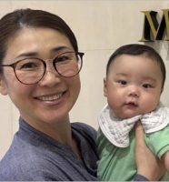 古閑美保と息子・天人(そらと)