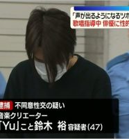 音楽クリエイターYu逮捕報道
