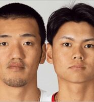 広島カープ矢野雅哉選手と前川誠太選手