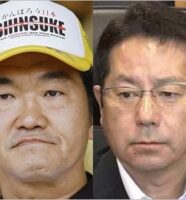 島田紳助と堀内大造市長(奈良県大和高田市)